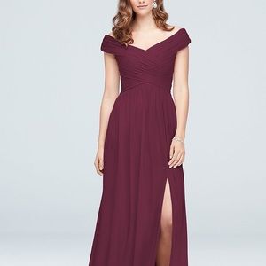 David’s bridal bridesmaid dress